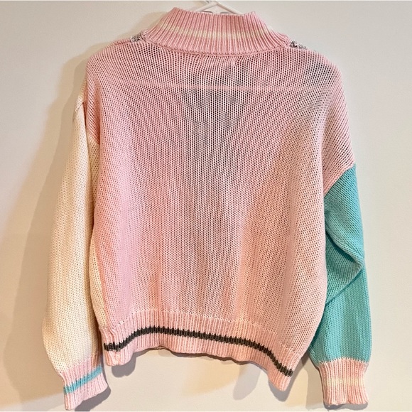 Vintage 1980s Abstract Sweater, M - Picture 4 of 4
